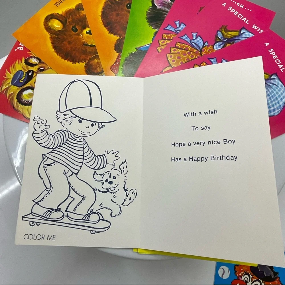 Vintage Greeting Cards Children’s set of 12 by Olympicard